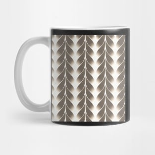 Pine Cone Color Leaf Pattern Mug